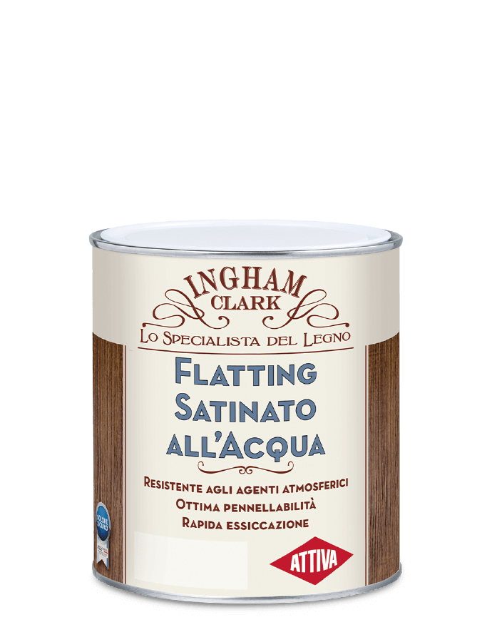 Flatting Satinato all'Acqua – Protezione per Legno Interno ed Esterno-Colorpoint paint shop