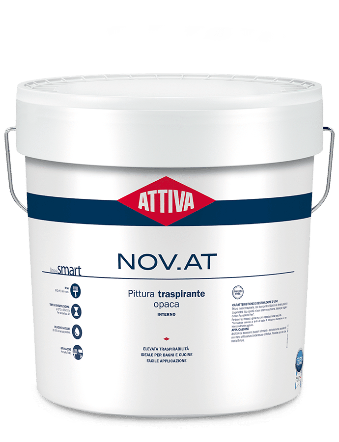 NOVAT TRASPIRANTE PITTURA OPACA PER INTERNI TORINO-Colorpoint Paint Shop