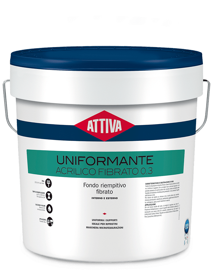 UNIFORMANTE ACRILICO FIBRATO FONDO RIEMPITIVO GRANULOMETRIA 0.5-Colorpoint Paint Shop
